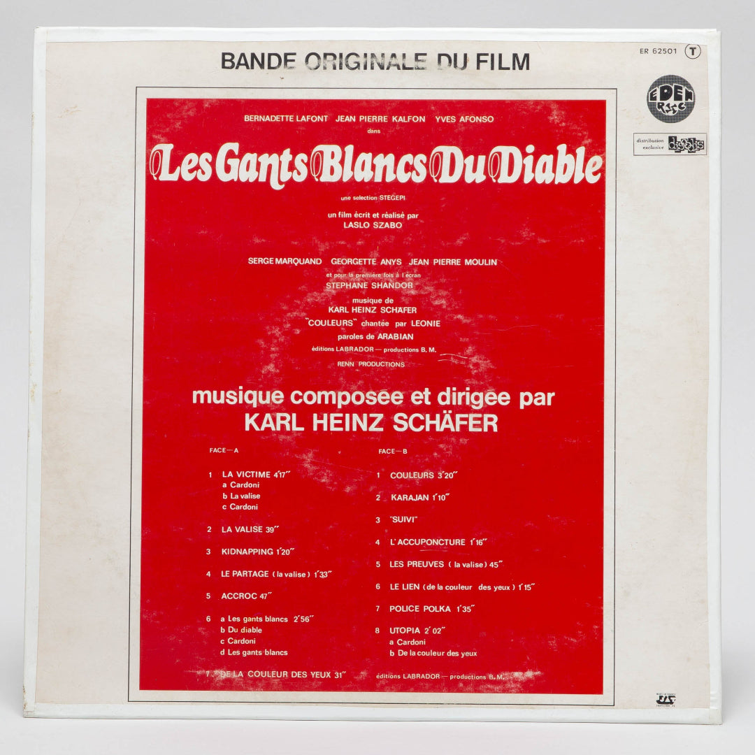 Karl Heinz Schäfer "Les Gants Blancs Du Diable" OST