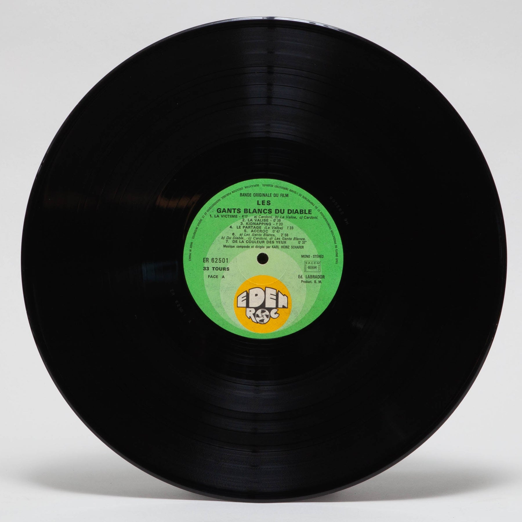 Karl Heinz Schäfer "Les Gants Blancs Du Diable" OST