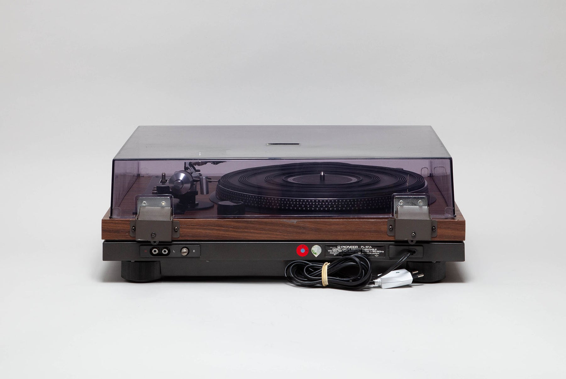 Platine vinyles Pioneer PL 51A - Vue arrière