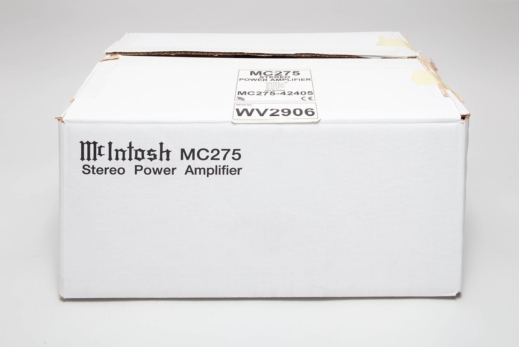 Amplificateur de puissance à lampes McIntosh 275 - Carton d'origine