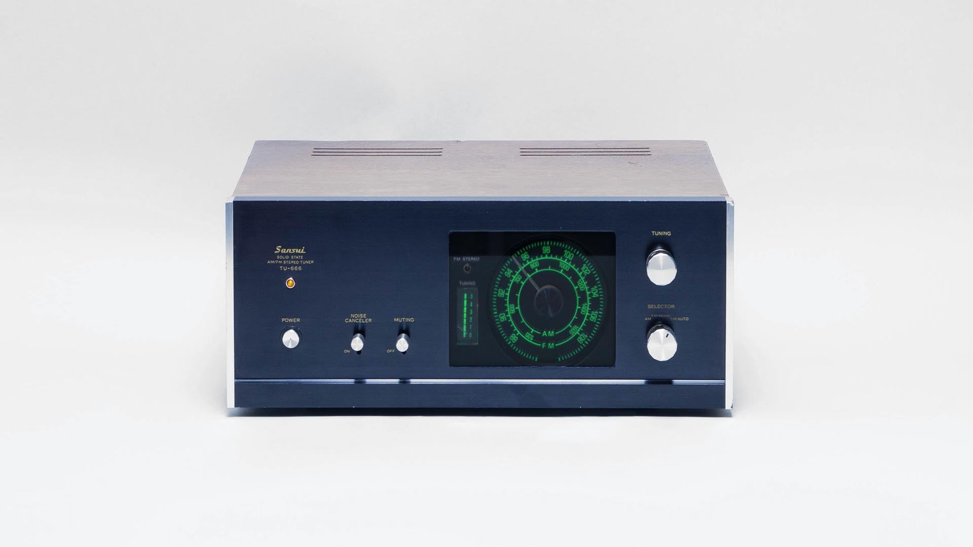 Sansui サンスイ TU-666 AM FM ステレオチューナー Sansui TU-666 FM AM Tuner | Round Dial