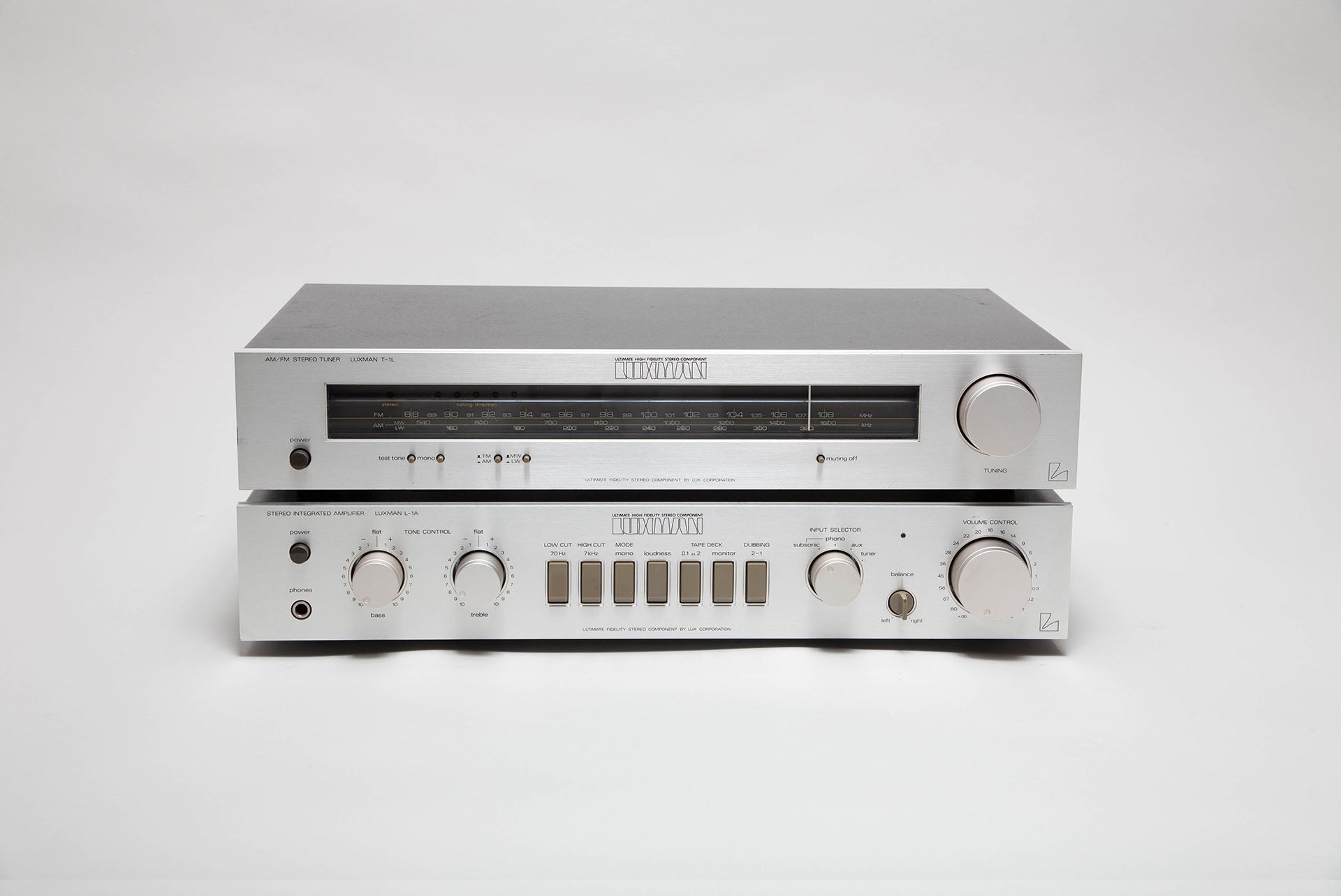 Ampli Luxman L-111A Et Tuner T-222L – Vintage Révisés, Bon état