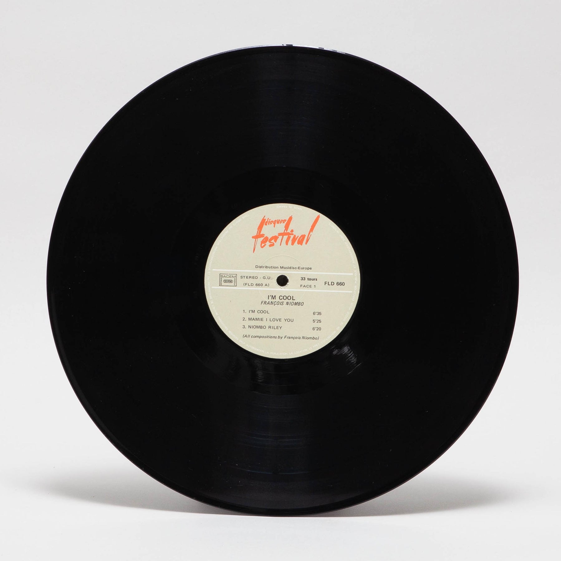 François Niombo "I'm Cool" LP
