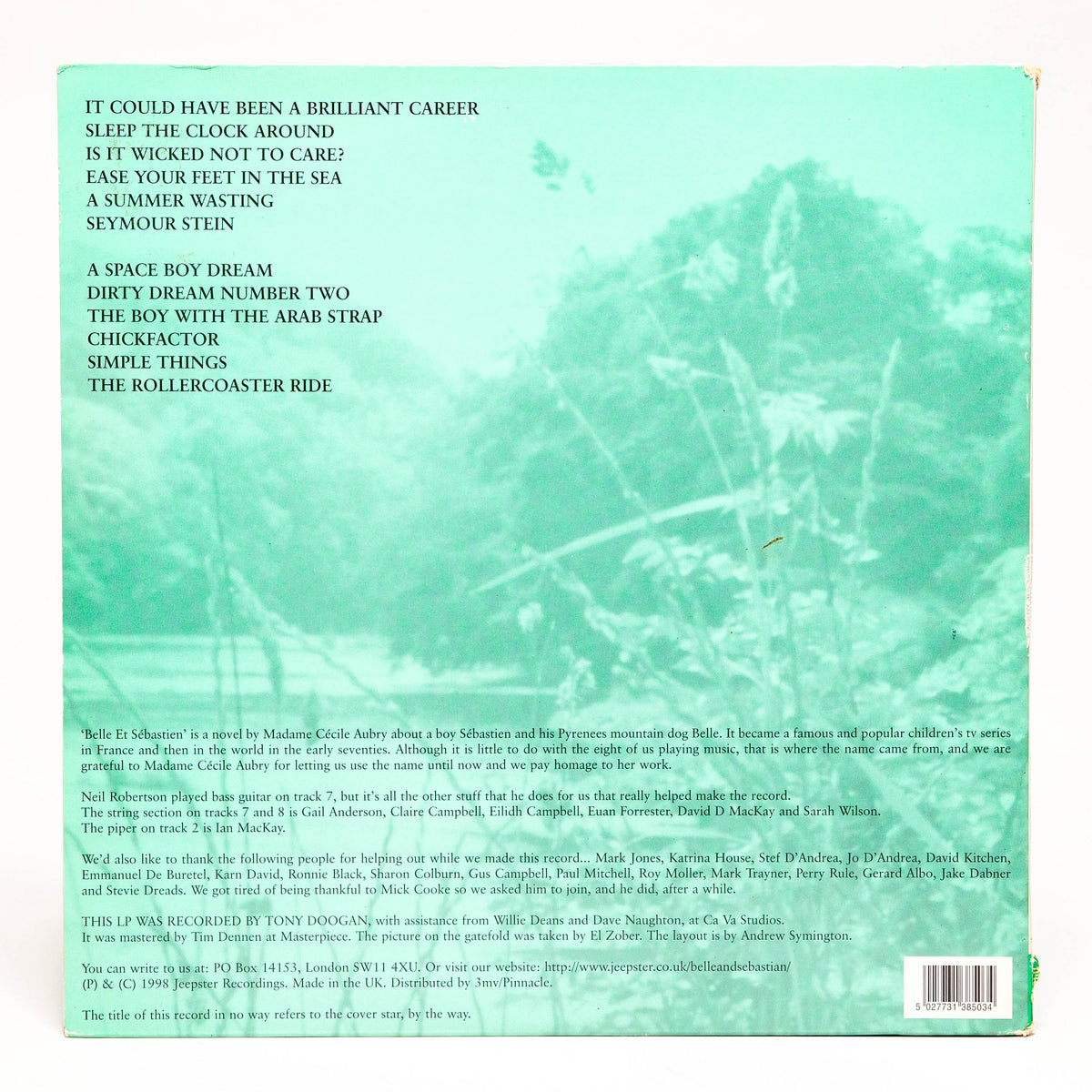 Belle & Sebastian "The Boy With The Arab Strap"