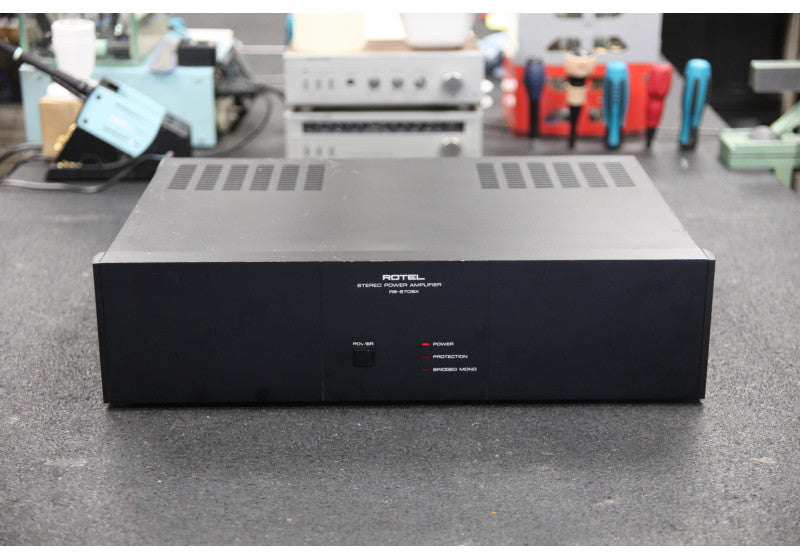 SANDEN RB200 (ROTEL RB-870 のOEM?) ステレオパワーアンプ 中古動作品