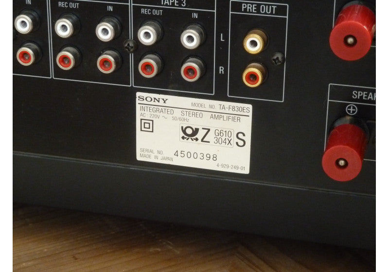 Sony TA-F830 ES