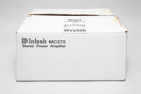 Amplificateur de puissance à lampes  McIntosh 275 - Carton d'origine