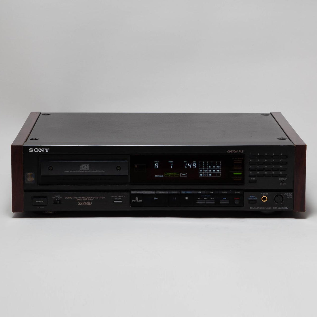 プレーヤー SONY CDP-338ESD COMPACT DISC PLAYER Sony CDP-338ESD Compact Disc Player CD Player Used JAPAN | eBay