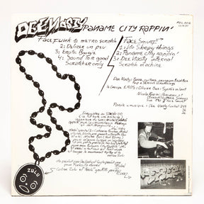 Vinyle Dee Nasty 'Paname City Rappin' - Pochette verso