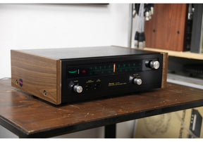 Vintage Sansui TU-505 FM AM Tuner | Black | Including Wooden Side Panels Vintage Sansui TU-505 FM AM Tuner | Black | Including Wooden Side Panels