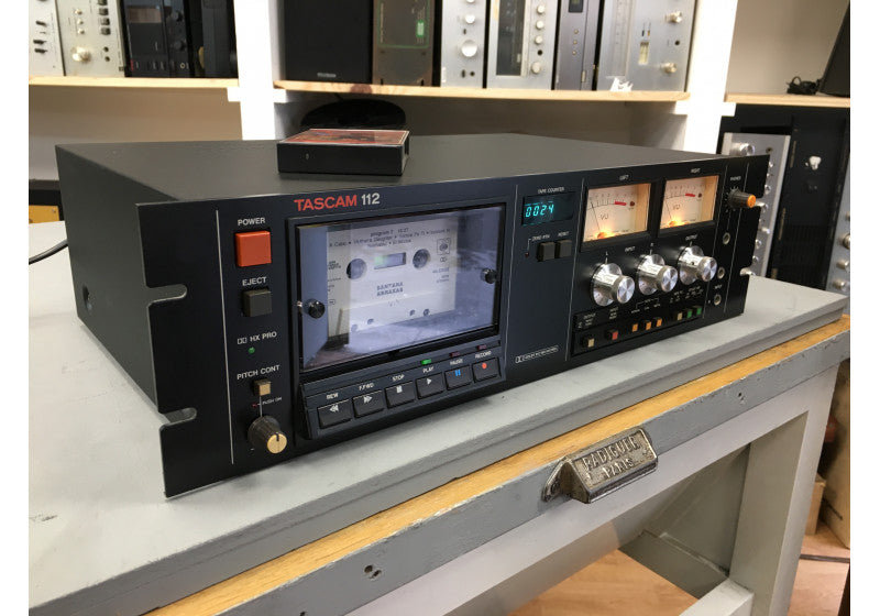 tascam 112 magnétophone k7 à deux têtes tape recorder casett tascam 112 magnétophone k7 à deux têtes tape recorder casett